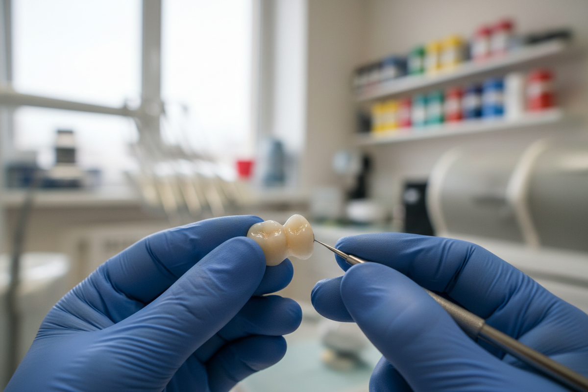 imagen en closeup de laboratorio, producción o uso clínico con fondo boroso de profundidad