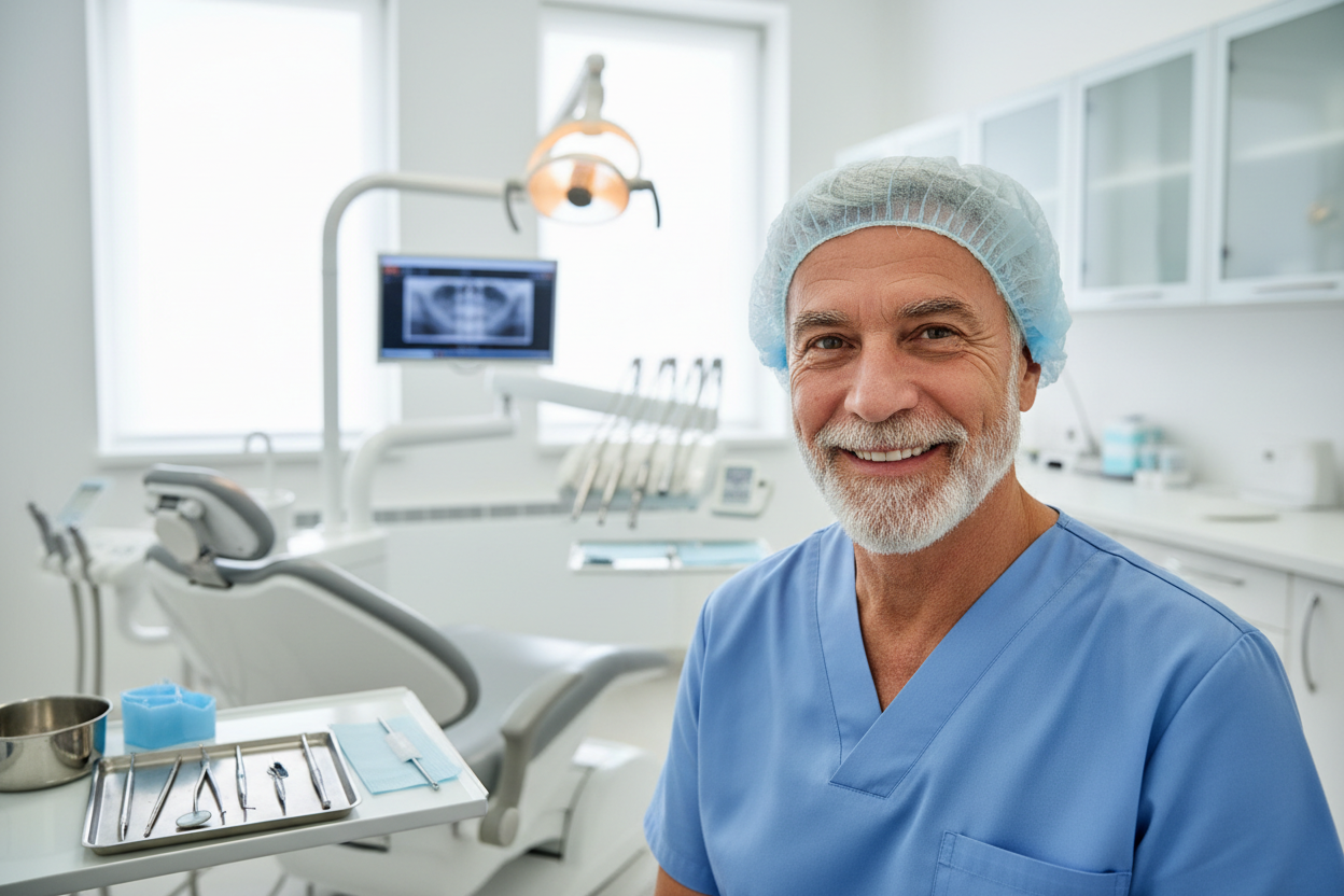 misma imagen con el doctor con barba
